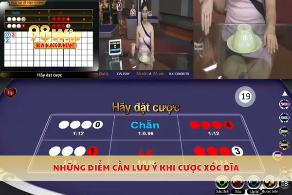 Những điểm cần lưu ý khi cược xóc đĩa